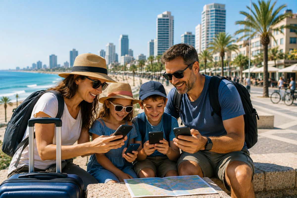 Managing Family Connectivity: The Ease of eSIMs for Group Travel in Israel