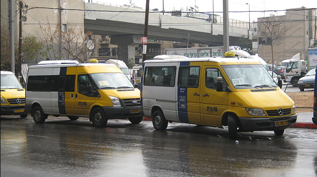Shared taxis in Israel - Sherut